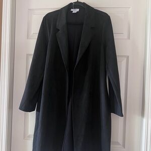 Suzy Shier suede car coat